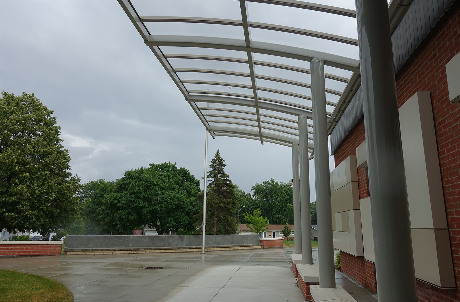 Carol Stream-58541b-13x35-Entrance Canopy-Education