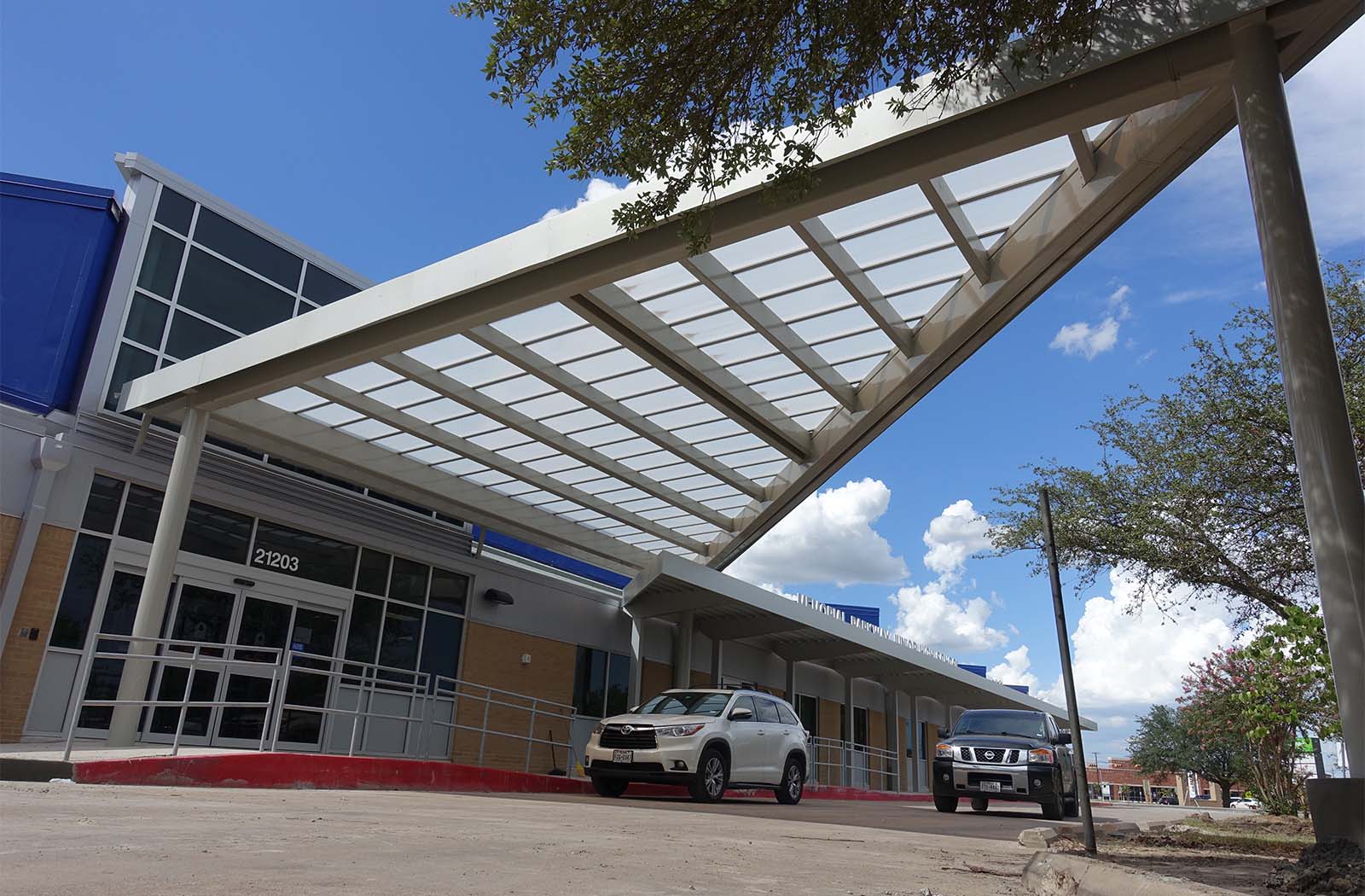 Memorial Jr High-56327a-x-Entrance Canopy-Education