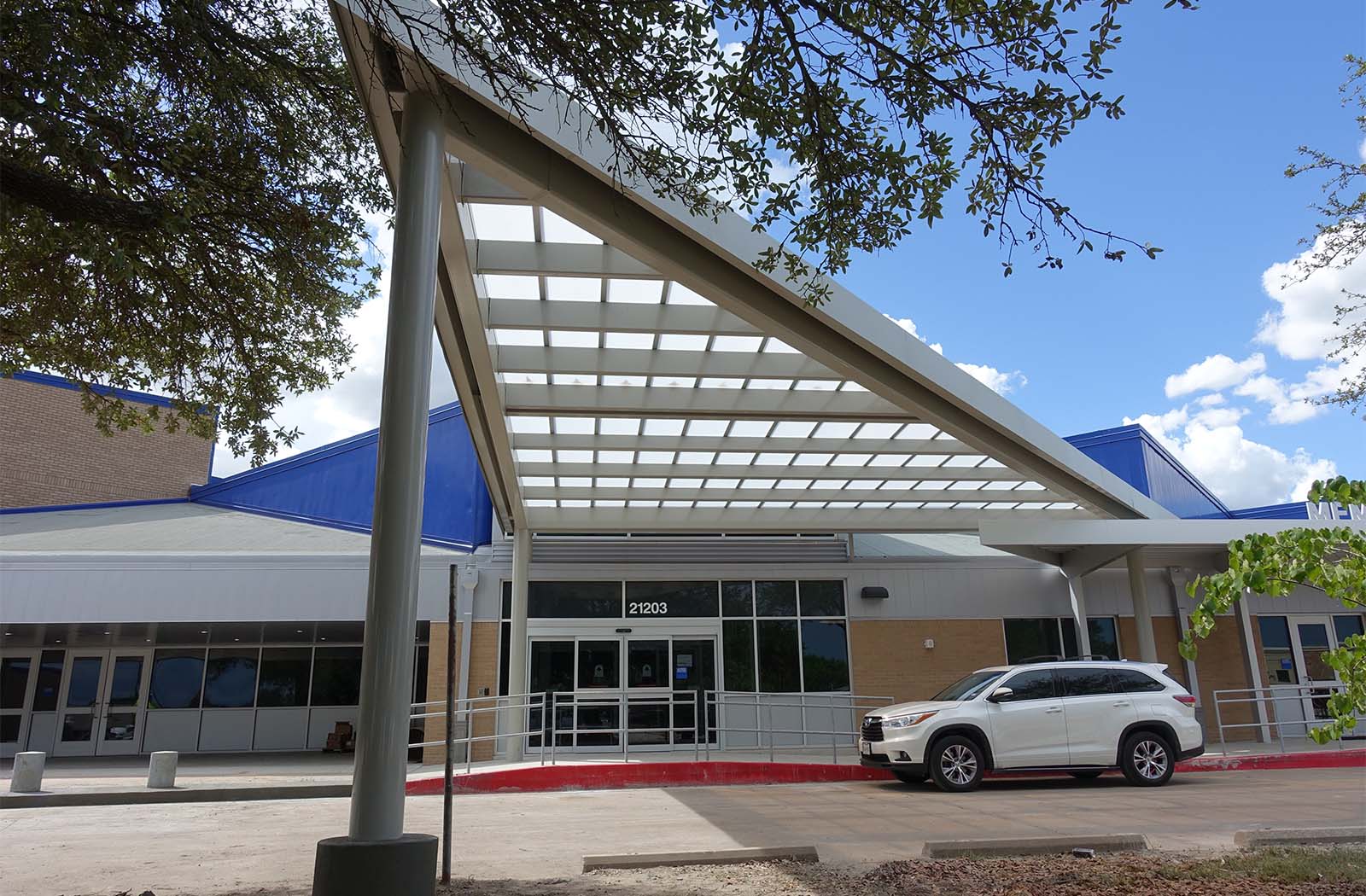 Memorial Jr High-56327b-x-Entrance Canopy-Education