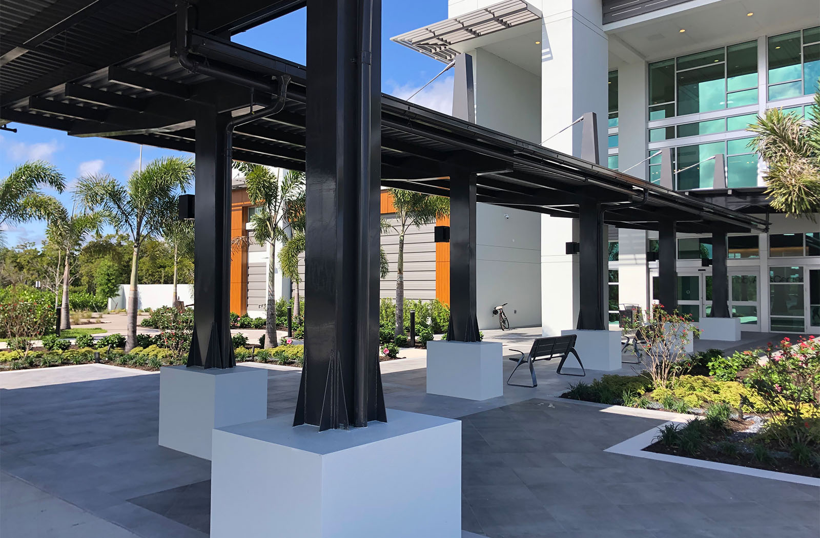 Tribby Arts-65451c-56x42-Entrance Canopies-Corporate Campus